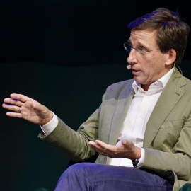 El alcalde de Madrid, José Luis Martínez Almeida, durante Greencities Urban Intelligence & Smart Mobility en Espacio Urban Arena, a 1 de octubre de 2025 en Málaga (Andalucía, España). Los alcaldes de Madrid, José Luis Martínez-Almeida, y de Málaga, Francisco de la Torre, han participado en el panel 'Madrid y Málaga: diálogo abierto sobre el futuro urbano' en el marco de Greencities Urban Intelligence & Smart MobilityÁlex Zea / Europa Press