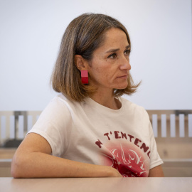 Marta Salicrú, durant l'entrevista amb 'Públic'.