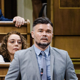 El portavoz de ERC en el Congreso, Gabriel Rufián.