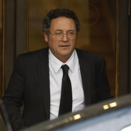 El fiscal general, Álvaro García Ortiz, a su salida del Tribunal Supremo .
