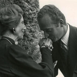 Carmen Polo y Juan Carlos I.