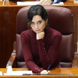 Fotografía de archivo de la presidenta de la Comunidad de Madrid, Isabel Díaz Ayuso, durante un pleno en la Asamblea de Madrid.