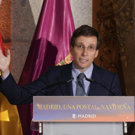 José Luis Martínez-Almeida, presentando la programación cultural de navidad en Madrid.