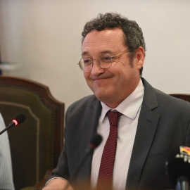 Imagen de archivo del fiscal general del Estado, Álvaro García Ortiz, en el Palacio de Justicia.