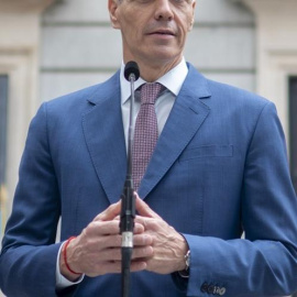 Pedro Sánchez, durante el acto en el Congreso de los Diputados, este sábado.
