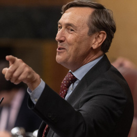 El diputado del PP Rafael Hernando en el Congreso.