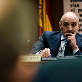 El empresario Julio Martínez comparece ante la Comisión de Investigación del ‘caso Koldo’ en el Senado.