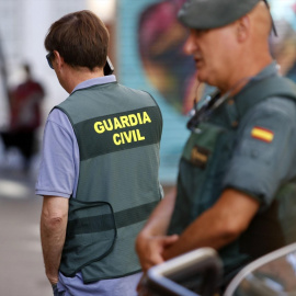 Efectivos de la Guardia Civil en Málaga.