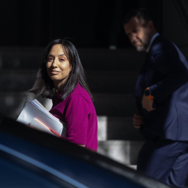 La directora general de la Guardia Civil, Mercedes González, a su llegada a la Audiencia Nacional, a 16 de julio de 2026.