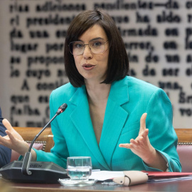 La ministra de Ciencia, Innovación y Universidades, Diana Morant, durante su comparecencia en el Senado, el pasado 19 de mayo.