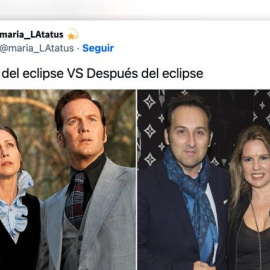 Un meme sobre el eclipse.