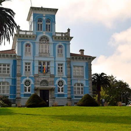 Fotografía de la fachada de la Quinta de Guadalupe, actual sede del Museo de la Emigración.