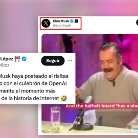El tuit de Elon Musk con el risitas que ha sorprendido en todo el mundo.