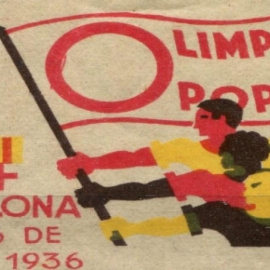  Cartel promocional de las olimpiadas populares