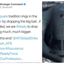 Tuit eliminado por el Comando Estratégico de EEUU. / @US_STRATCOM