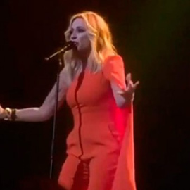 Marta Sánchez, durante el concierto.