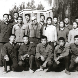 Pepe Castedo con sus alumnos