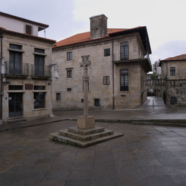 Praza de Leña, en el centro histórico de Pontevedra
