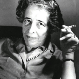 
 La filósofa alemana de origen judío Hannah Arendt (1906-1975. Foto: Flickr