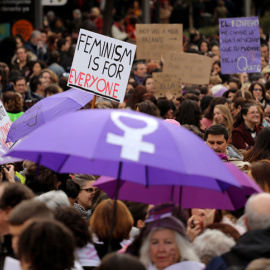 Manifestación feminista en Madrid. REUTERS/Sergio Perez