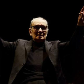 Ennio Morricone, durante un concierto en Londres en 2016. REUTERS