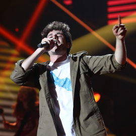 Miki canta 'La venda', en la Gala OT Eurovisión