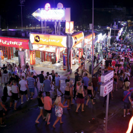 Locales de ocio en Magaluf, en la isla de Mallorca. REUTERS 