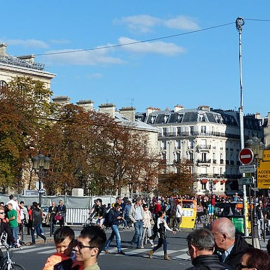 Un París sin coches es posible. Alrededores de Notre-Dame en septiembre de 2015. Foto: Wikimedia