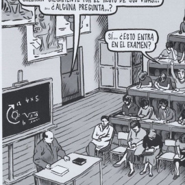 La viñeta se publicó en el primer número de la revista Dinere, de Miguel Brieva. Ediciones Clismón y Doble dosis, 2004., CC BY-NC-SA