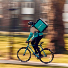 Repartidor de Deliveroo. EFE