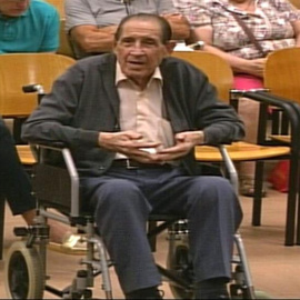 El doctor Eduardo Vela, en una sesión del juicio sobre robo de bebés en la Audiencia Provincial de Madrid. EFE