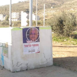 Colonos judios amenazando al Presidente Abbas