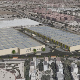 Boceto de la planta logística de Villaverde (PALM-40).