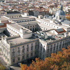 Edificio del Tribunal Supremo, en Madrid.