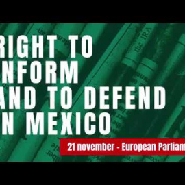 El Parlament Europeu amb el periodisme mexicà
