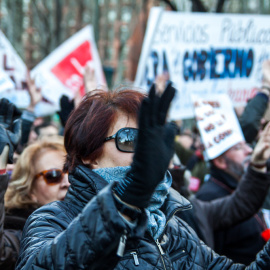 Protesta contra los recortes sociales y la crisis económica en Madrid en 2013. Pedro Rufo / Shutterstock