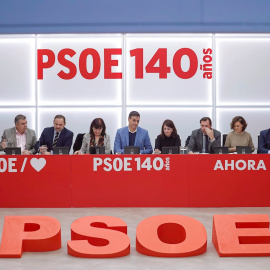  Reunión de la Ejecutiva Federal del PSOE, celebrada este lunes en Ferraz. EFE/Emilio Naranjo
