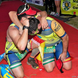  Llegada a la meta en una de las competiciones en las que participado José Manuel Candón. CEDIDA