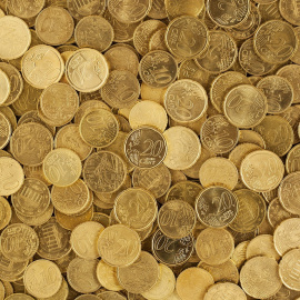 Monedas de céntimos de euro. PIXABAY