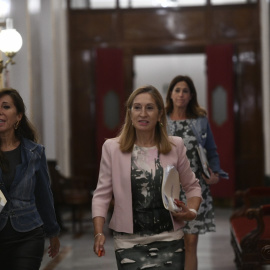 a presidenta del Congreso, Ana Pastor, se dirige a la reunión de la Mesa de la cámara. E.P./Oscar del Pozo