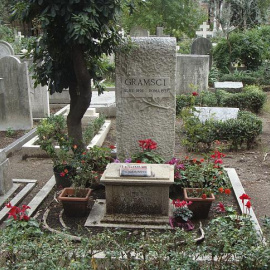  Tumba de Antonio Gramsci, en Roma. EFE/Cristina Cabrejas