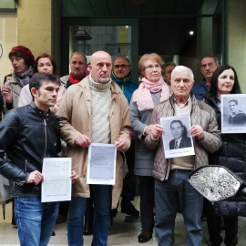 Declaración en el consulado argentino en Vigo.