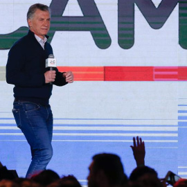 El presidente de la Argentina, Mauricio Macri, reconoce la derrota de Juntos Por el Cambio en las elecciones internas que se realizaron este domingo, en la ciudad de Buenos Aires (Argentina) EFE/Juan Ignacio Roncoroni