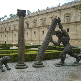Exterior del Parlamento de Andalucía.