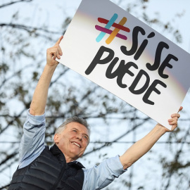 El presidente de Argentina, Mauricio Macri,en un acto de la campaña electoral, en Buenos Aires. REUTERS/Joaquin Salguero 