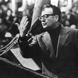 Discurso de Salvador Allende en 1973. REUTERS
