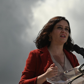  La presidenta de la Comunidad de Madrid, Isabel Díaz Ayuso, durante un acto de campaña. EFE/Fernando Villar