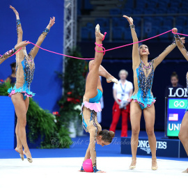 Equipo de EEUU en el Mundial de 2017, en Pésaro (Italia).