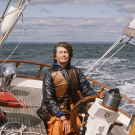 La historiadora británico-canadiense Selma Huxley. Sociedad Geográfica Española