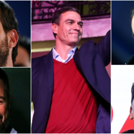 Los candidatos de las elecciones del 10-N.